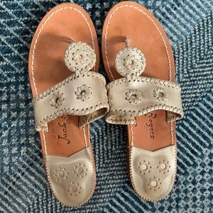 Jack Rogers gold sandals (8)
